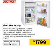 Goldair 130Ltr Bar Fridge