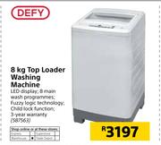 Defy 8Kg Top Loader Washing Machine