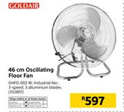 Goldair 46cm Oscillating Floor Fan