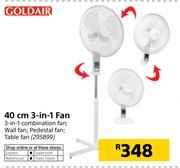 Goldair 40cm 3 In 1 Fan