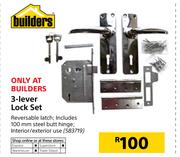 Builders 3 Lever Lock Set