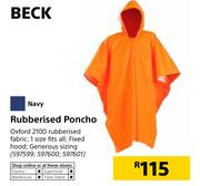 Beck Rubberised Poncho