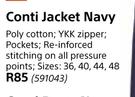 Ross Conti Jacket Navy-Each