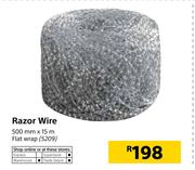 Razor Wire Flat Wrap-500mm x 15m