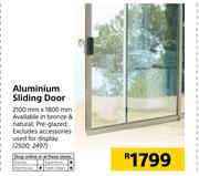 Aluminium Door-2100mm x 1800mm