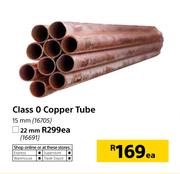Class 0 Copper Tube 22mm-Each