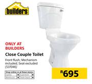 Builders Close Couple Toilet