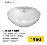 Splash Works Gabriella Basin
