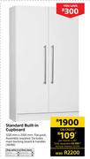 Standard Built In Cupboard-1220mm x 2100mm