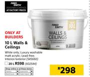 Fired Earth 10Ltr Walls & Ceilings