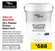 Fired Earth 20Ltr Plaster Primer Nano Tech