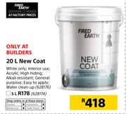 Fired Earth 5Ltr New Coat