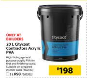 Citycoat 5Ltr Contractors Acrylic PVA