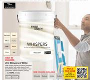 Fired Earth Whispers Of White-5Ltr