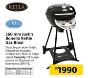 Ketla 560mm Justin Bonello Kettle Gas Braai