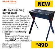 Megamaster Barrel 700 Freestanding Braai