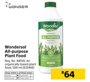 Wonder Wondersol All-Purpose Plant Food-500ml