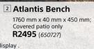 Design House Atlantis Bench