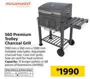 Megamaster 560 Premium Trolley Charcoal Grill