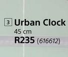 Designhouse Urban Clock 45cm