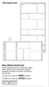 Home & Kitchen Elba Offset Shelf Unit 1200mmX600mm