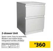 2 Drawer Unit