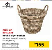 Designhouse Round Tiger Basket