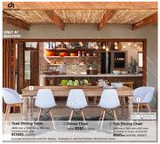 Designhouse Teak Dining Table 2400mmX1000mmX760mm