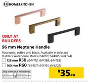 Home & Kitchen Neptune Handle 96mm-Each