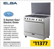 Elba 5 Burner Gas/Electric Oven