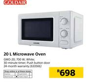 Goldair 20L Microwave Oven(GMO-20)