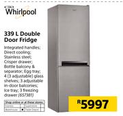 Whirlpool 339L Double Door Fridge