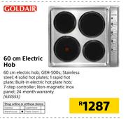 Goldair 60cm Electric Hob(GEH-500s)