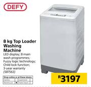 Defy 8Kg Top Loader Washing Machine