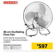Goldair 46cm Oscillating Floor Fan