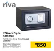 Riva 200mm Digital Lock Box