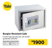 Yale Burglar Resistant Safe
