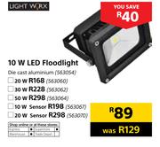 Light Worx 10W Sensor LED Floodlight