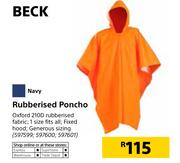 Beck Rubberised Poncho