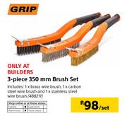 Grip 3-Piece 350mm Brush Set-Per Set