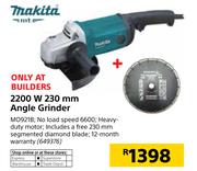 Makita 2200W 230mm Angle Grinder