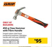 Grip 450g Claw Hammer With Fibre Handle