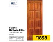 Lotus 8-Panel Hardwood Door (8032mm x 813mm)