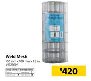 Weld Mesh (100mm x 100mm x 1.8m)