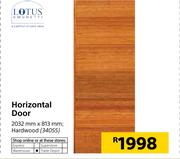 Lotus Horizontal Door