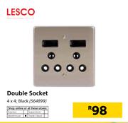 Lesco Double Socket