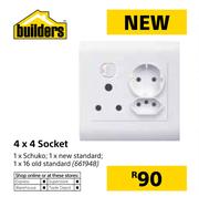 2Builders 4 x 4 Socket