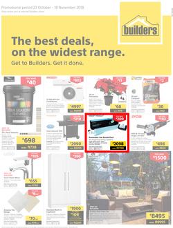 Builders Western Cape : The Best Deals On The Widest Range (23 Oct - 18 Nov 2018), page 1