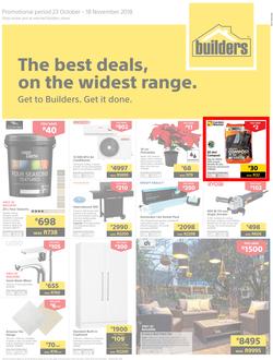 Builders Western Cape : The Best Deals On The Widest Range (23 Oct - 18 Nov 2018), page 1
