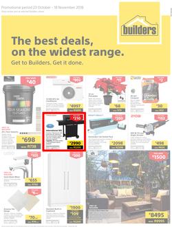 Builders Western Cape : The Best Deals On The Widest Range (23 Oct - 18 Nov 2018), page 1